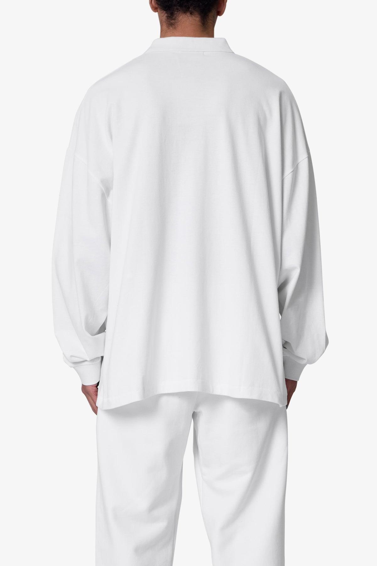 Every Day L/S Polo - White Product Image