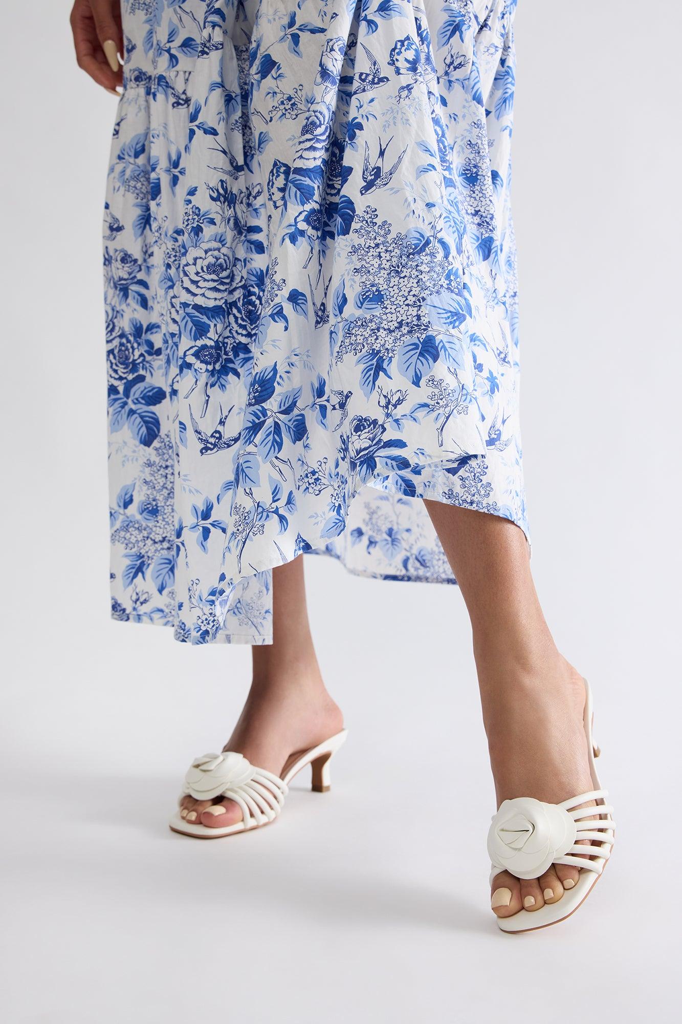 Vita Kitten Heels - White Product Image