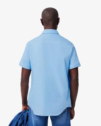 Regular Fit Short Sleeved Cotton Shirt Product Image