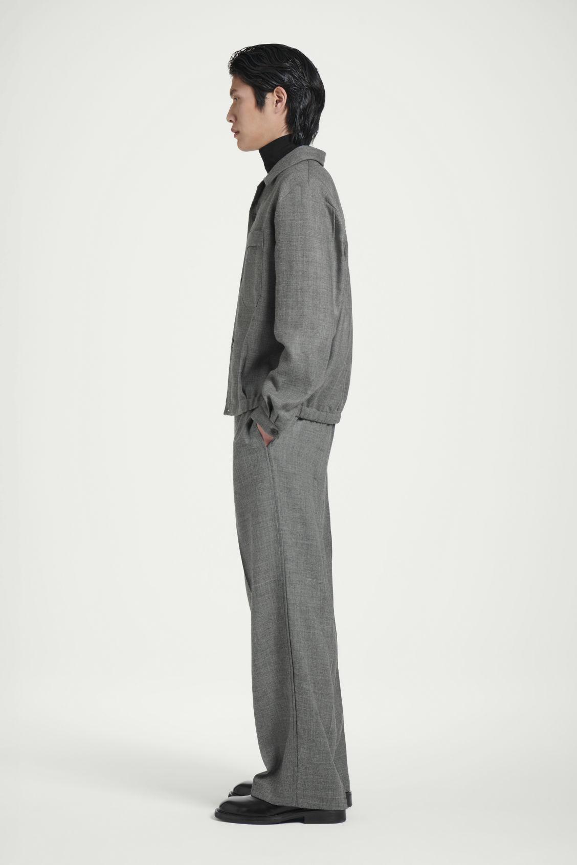 WOOL-FLANNEL OVERSHIRT Product Image