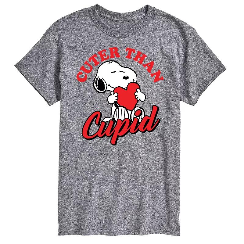 Big & Tall Peanuts Cuter Than Cupid Tee, Men's,  Product Image