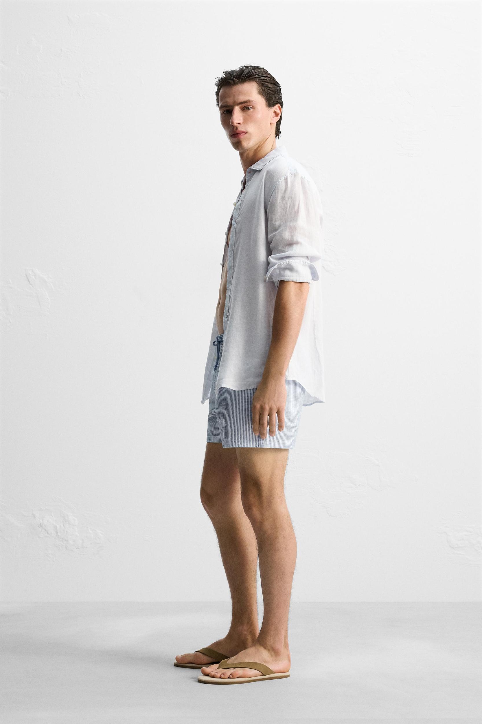 SEERSUCKER MEDIUM SWIMSUIT Product Image