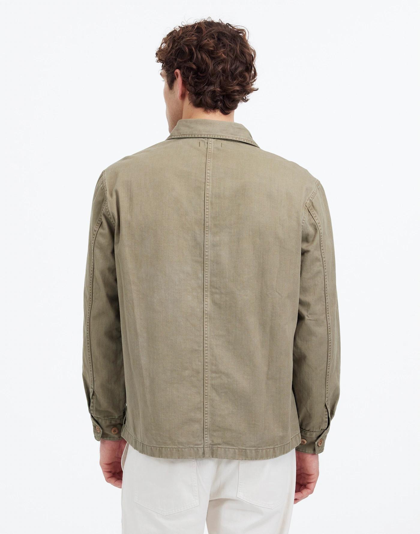 Utility Jacket in Garment-Dyed Cotton Twill Product Image