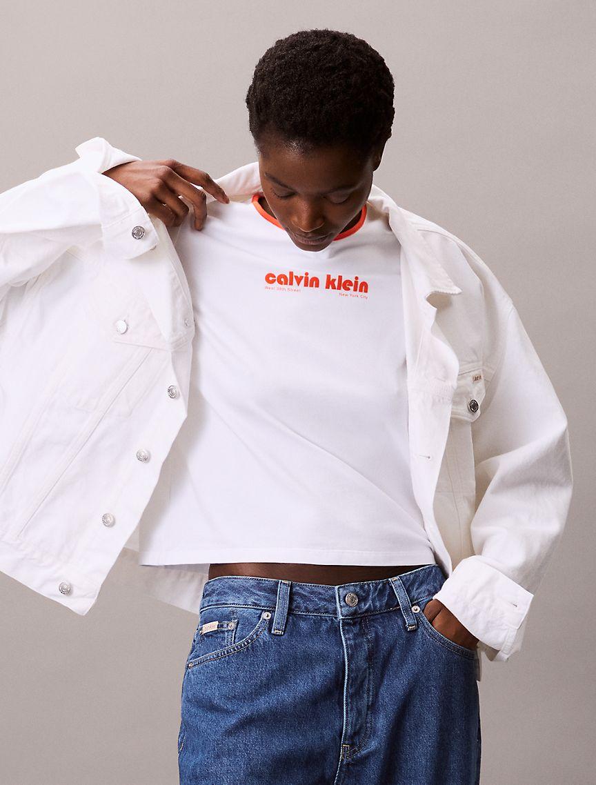 Round Logo Graphic Classic T-Shirt  Product Image