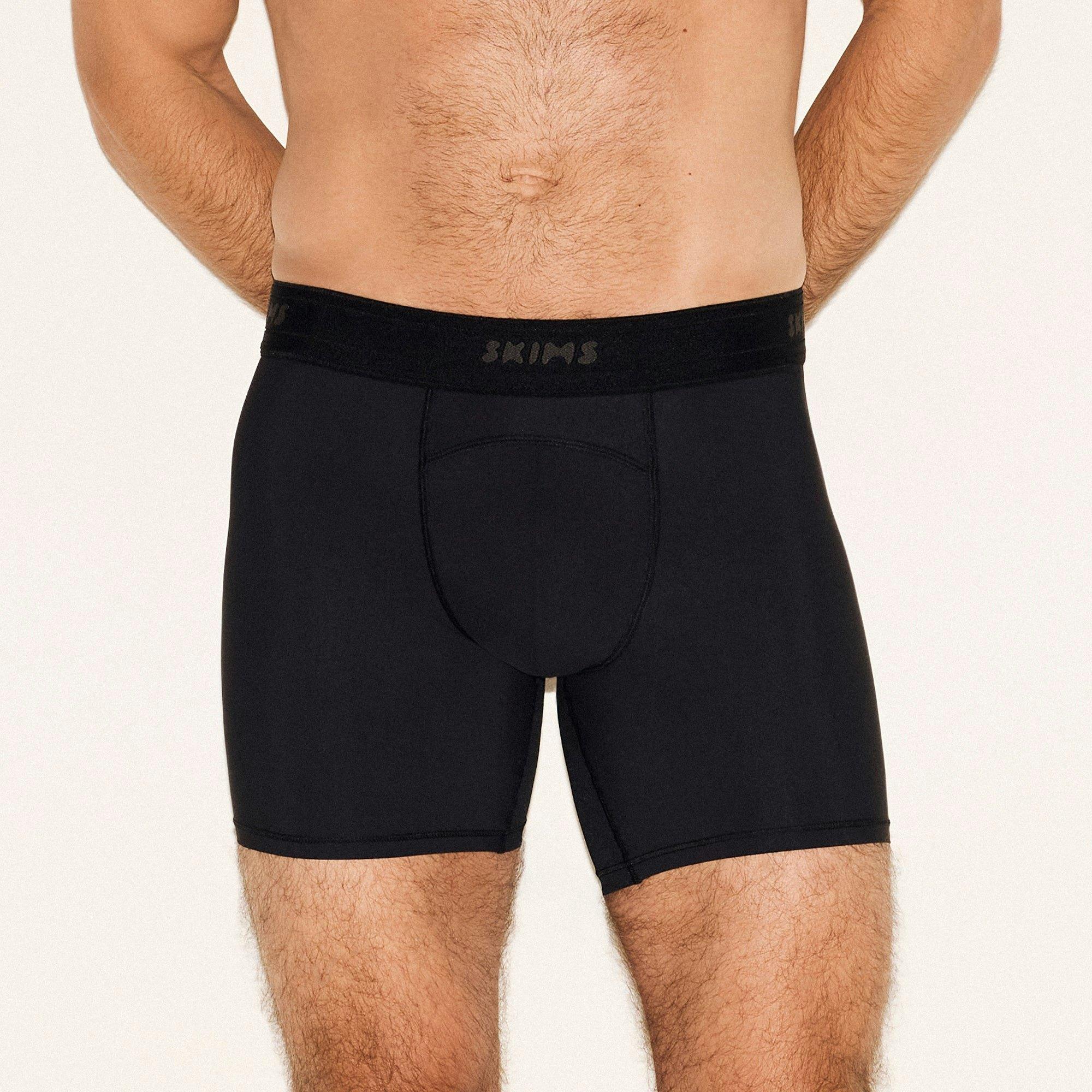 SKIMS SPORT MENS 5" BOXER BRIEF 3-PACK | NAVY SMOKE MULTI Product Image