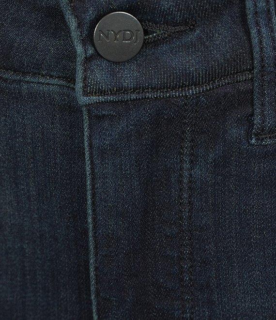 NYDJ Petite Size Marilyn High Rise Waist Straight Leg Ankle Jeans Product Image