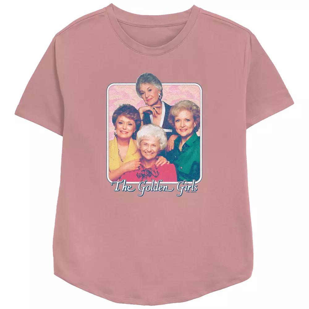 Women's The Golden Girls Portrait Relaxed Fit Graphic Tee,  Product Image