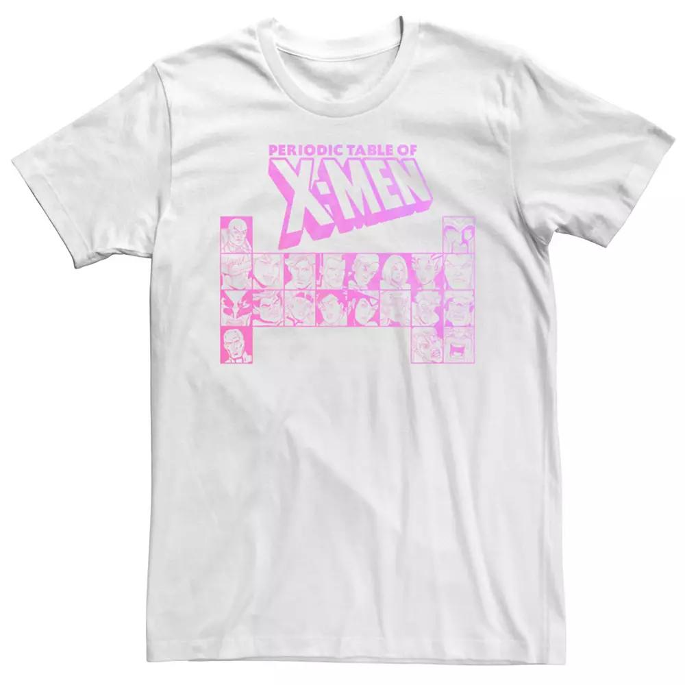 Men's Marvel Periodic Table Of X-Men Short Sleeve Graphic Tee,  Product Image