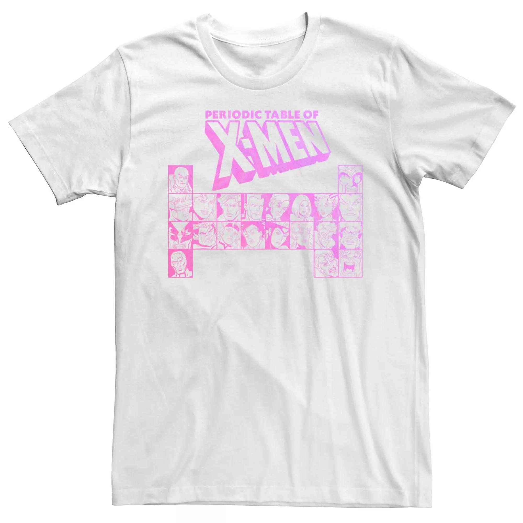 Men's Marvel Periodic Table Of X-Men Short Sleeve Graphic Tee,  Product Image