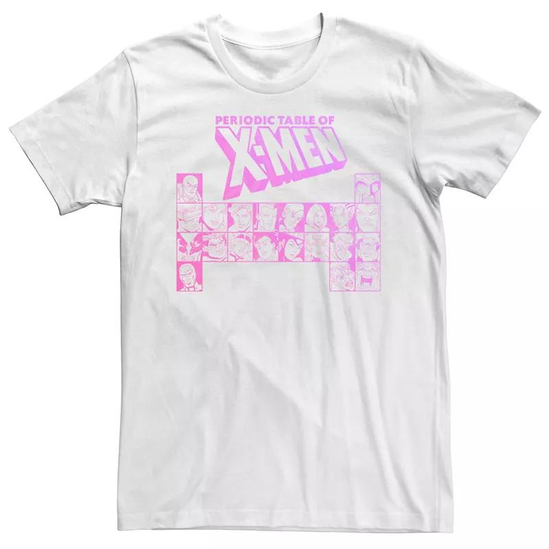 Men's Marvel Periodic Table Of X-Men Short Sleeve Graphic Tee,  Product Image