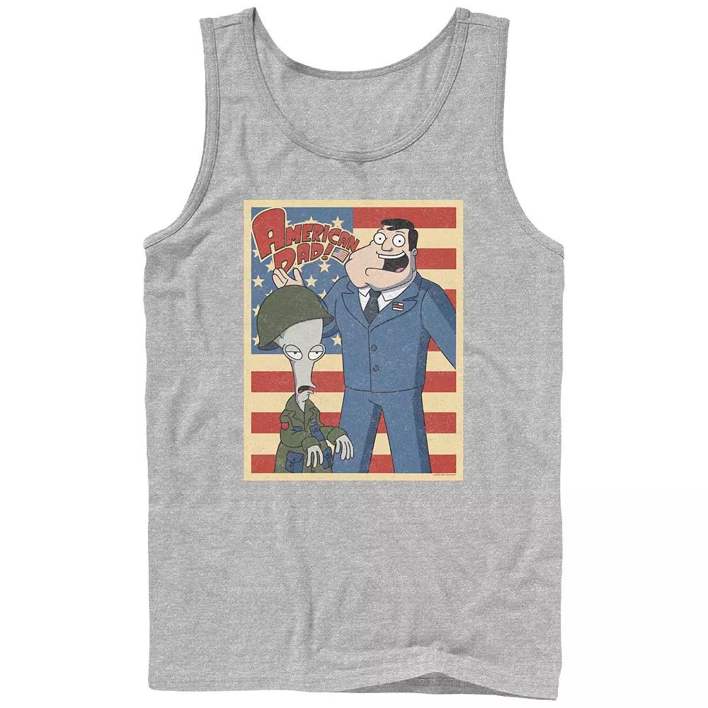 Men's American Dad Enlisted Stamp Graphic Tank,  Product Image