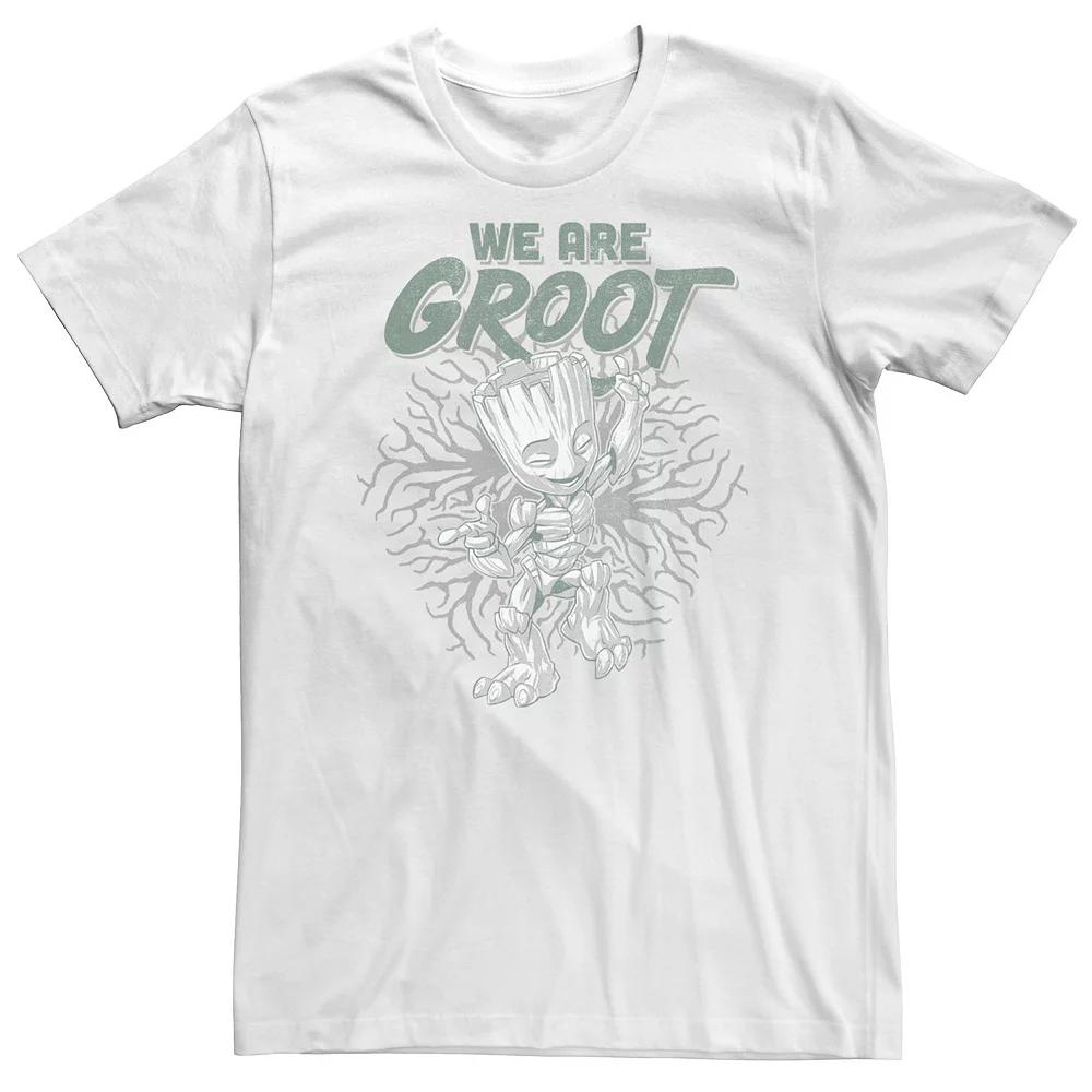 Big & Tall Marvel We Are Groot Tee, Men's,  Product Image
