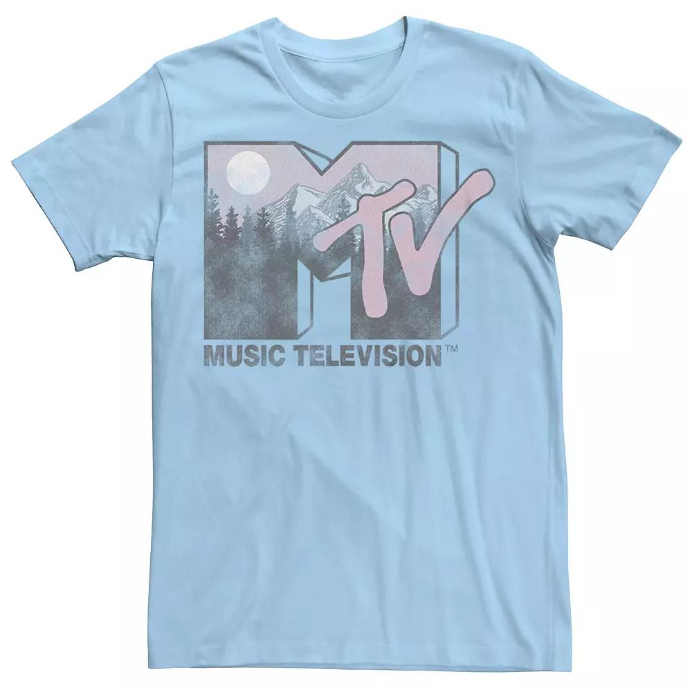 Men's MTV Outdoor Logo Graphic Tee, Size: Medium, Light Blue Product Image