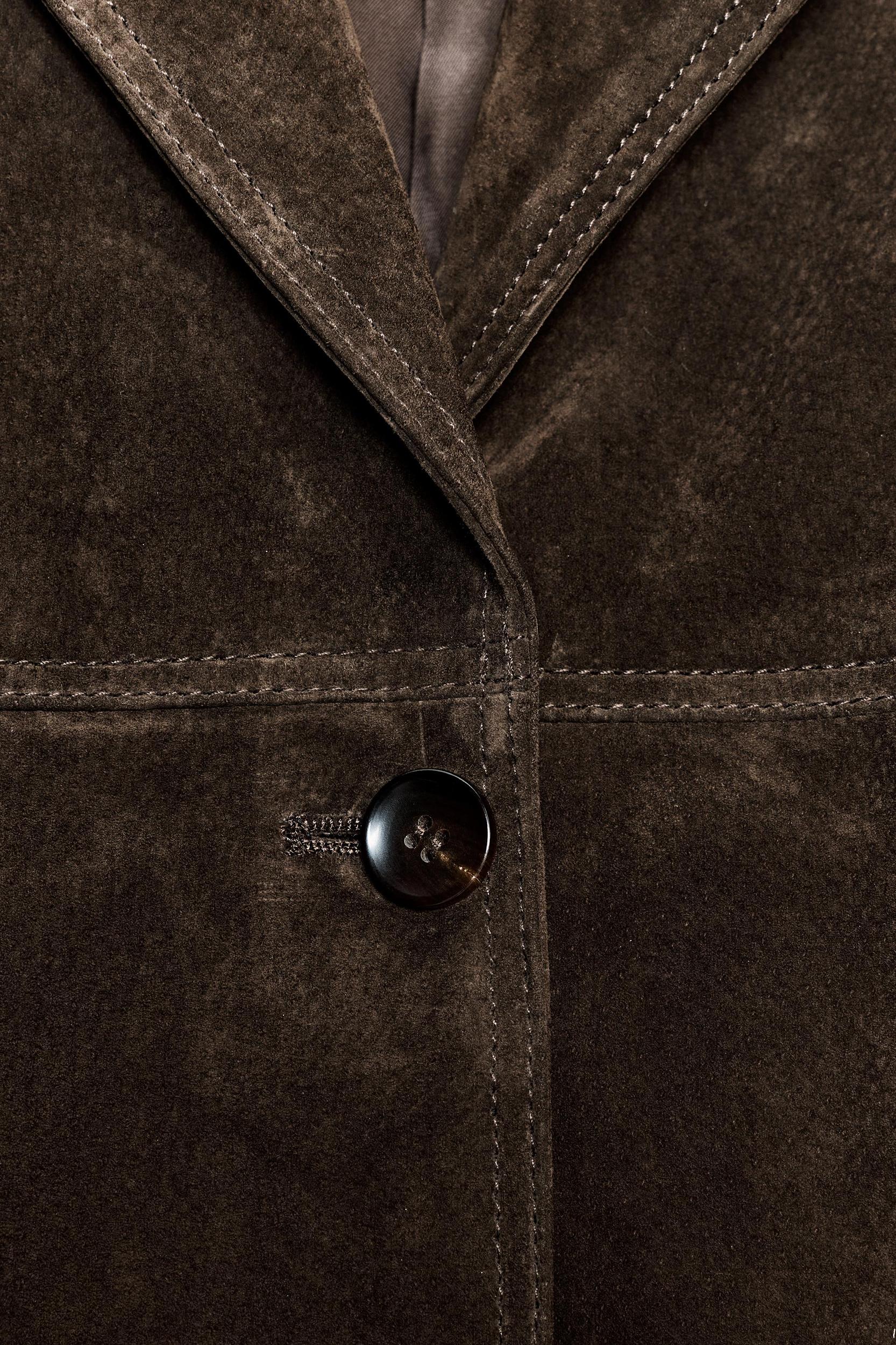 100% SUEDE COAT ZW COLLECTION LIMITED EDITION Product Image
