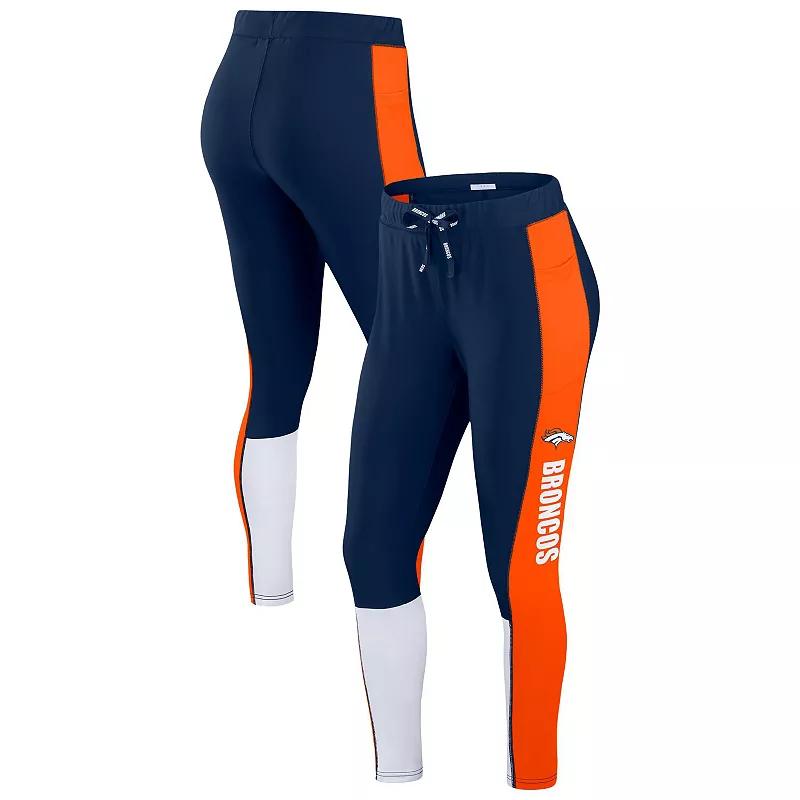 Womens WEAR by Erin Andrews Black/Gray Las Vegas Raiders Color-Block Leggings Product Image