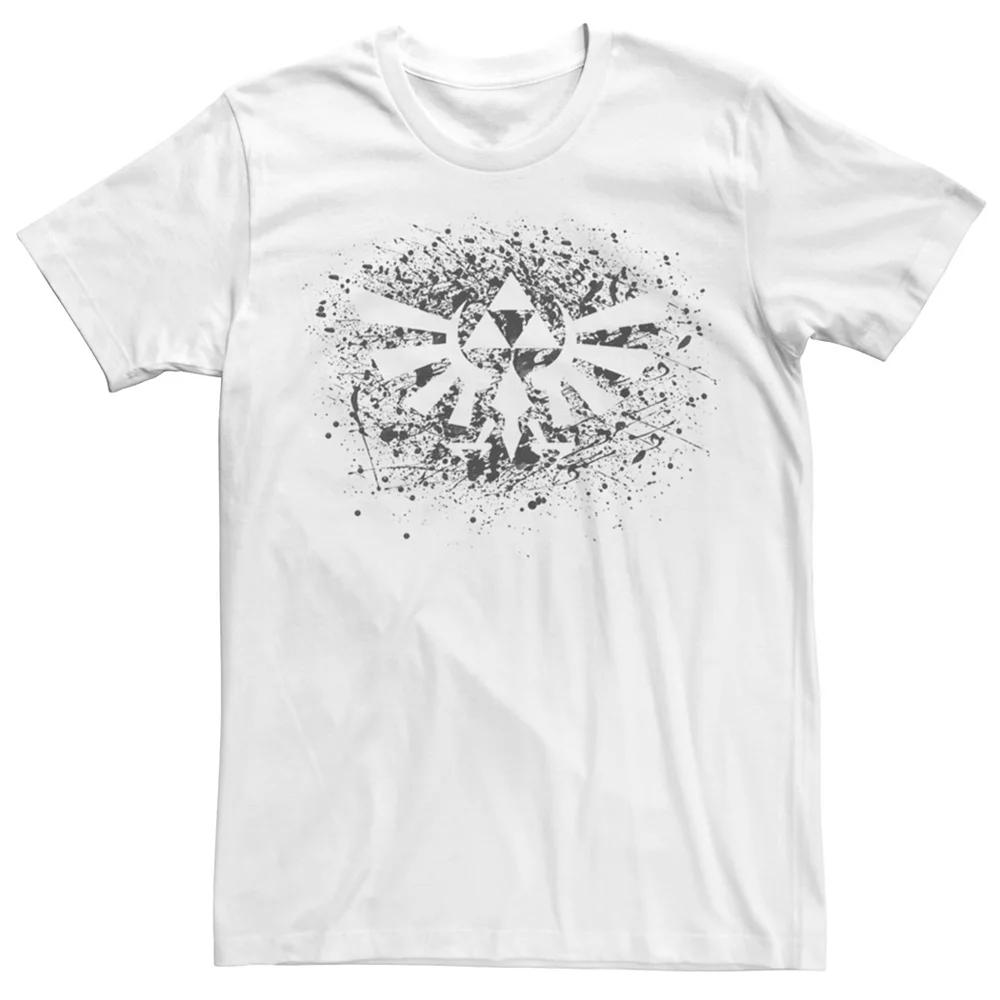 Men's Nintendo Legend Of Zelda Triforce Splatter Short Sleeve Tee,  Product Image