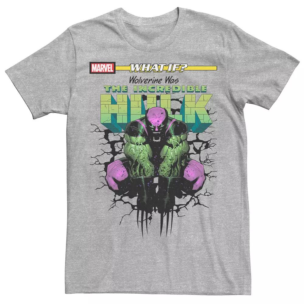 Men's Marvel What If Wolverine Was The Incredible Hulk Comic Cover Graphic Tee,  Product Image