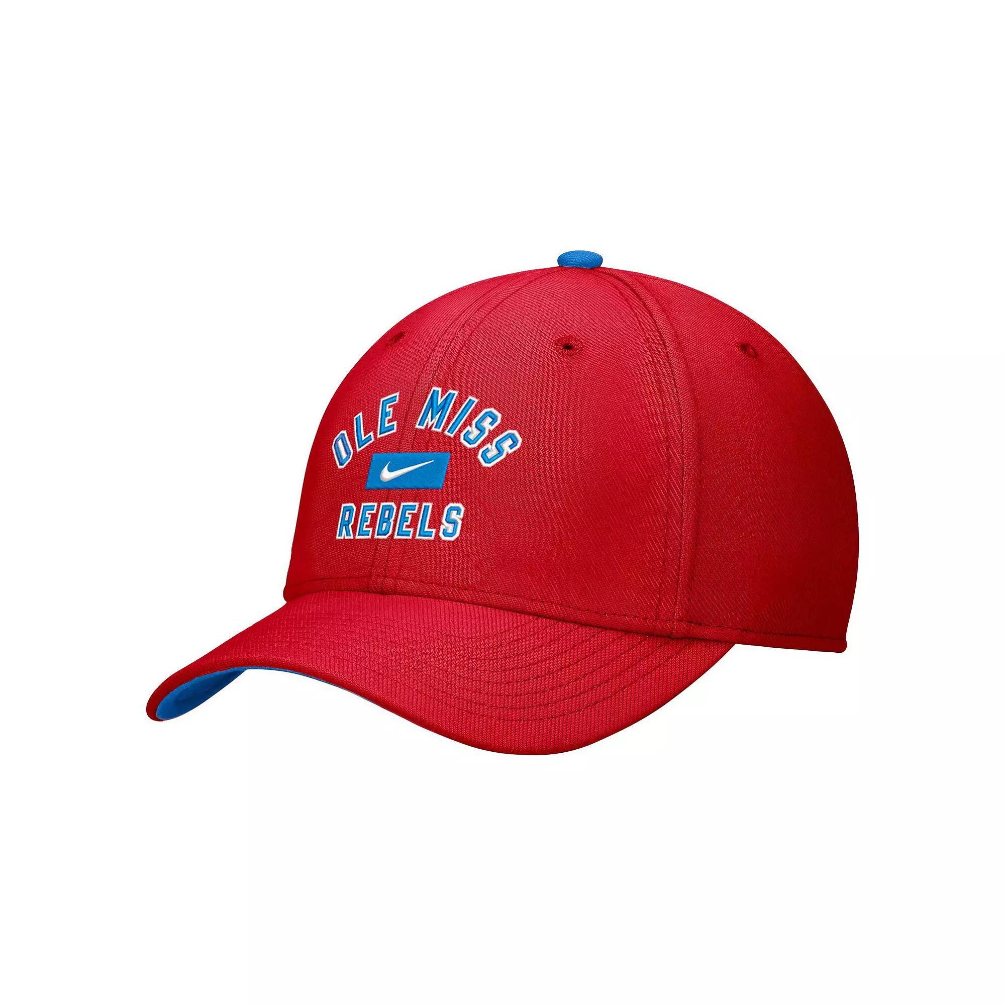 Men's Nike Red Ole Miss Rebels Rise Flex Hat,  Product Image