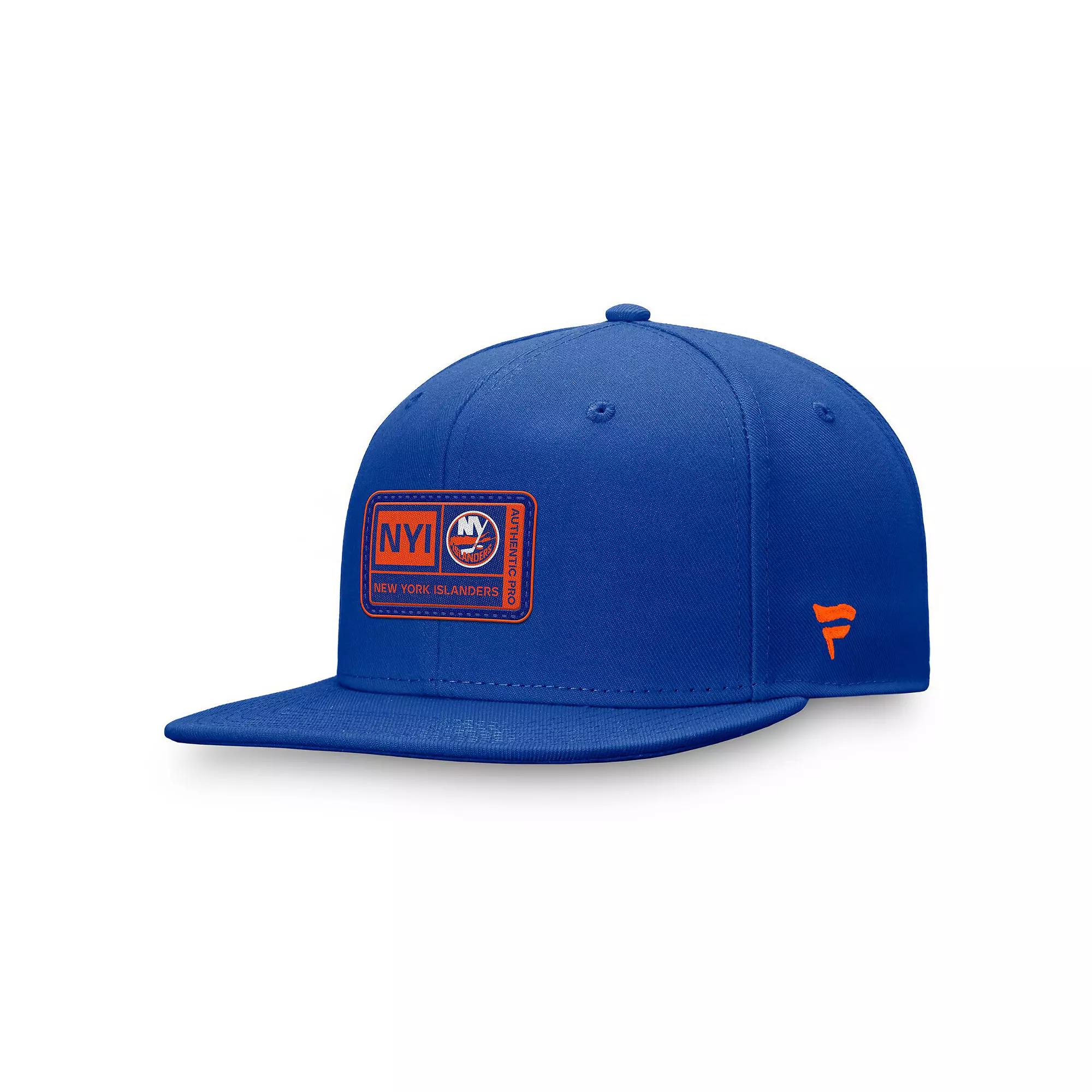 Men's Fanatics Branded Royal New York Islanders Authentic Pro Training Camp Snapback Hat, Isl Blue Product Image