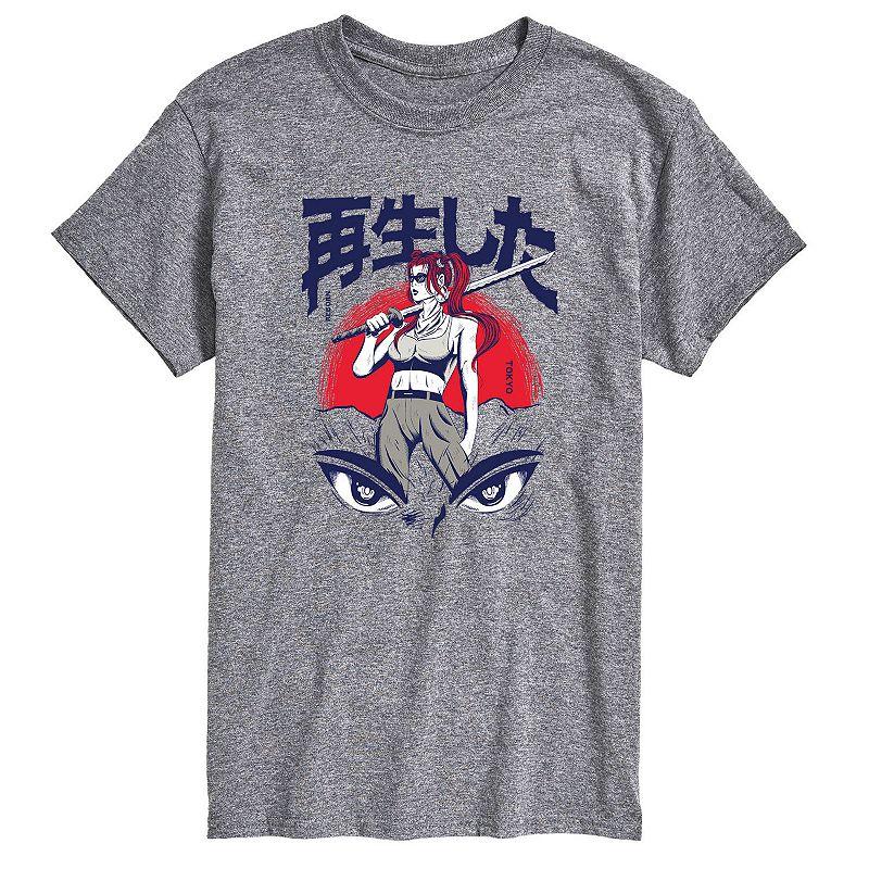 Big & Tall Anime Reborn Tee, Men's,  Product Image