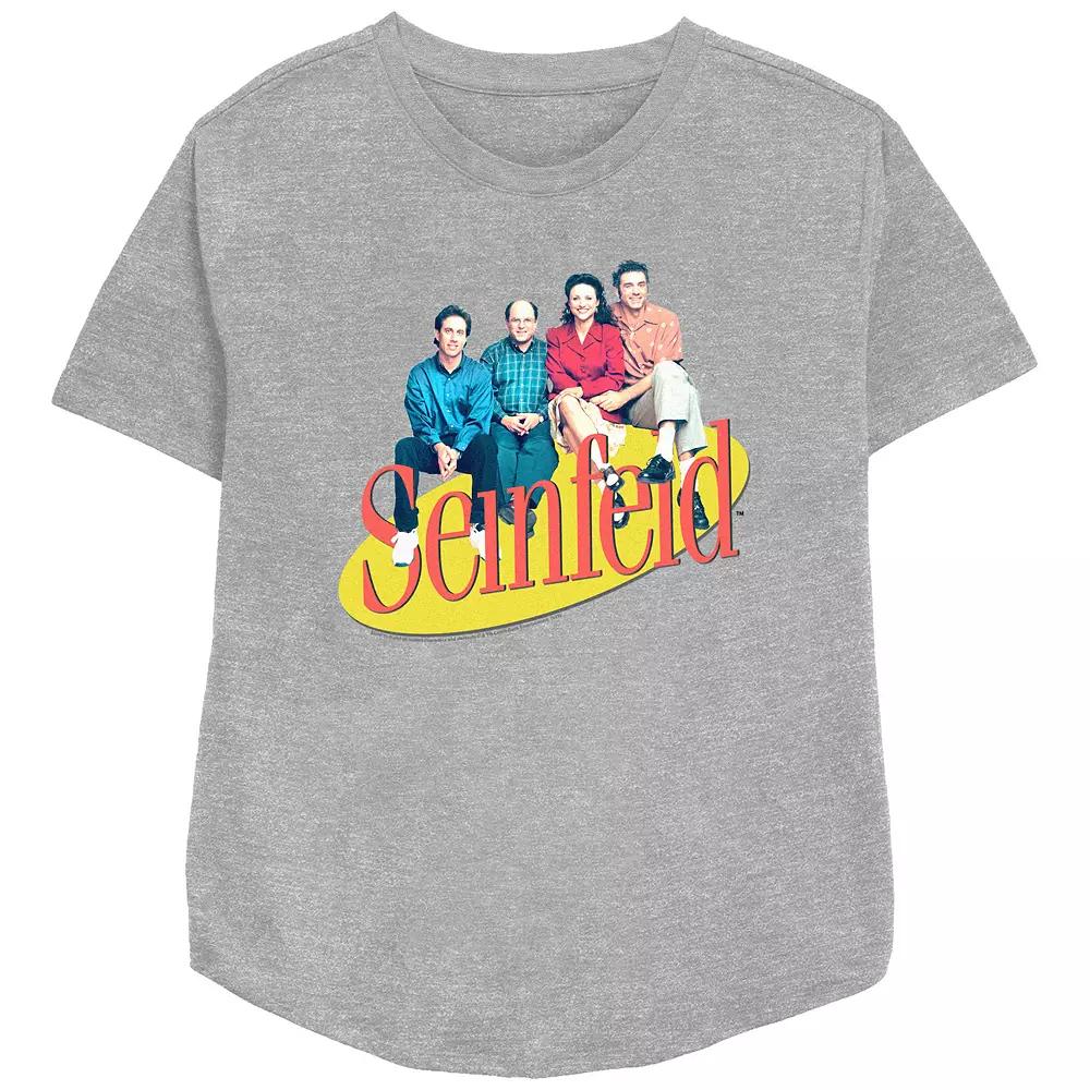 Women's Seinfeld Group Shot Relaxed Fit Graphic Tee, Girl's,  Product Image