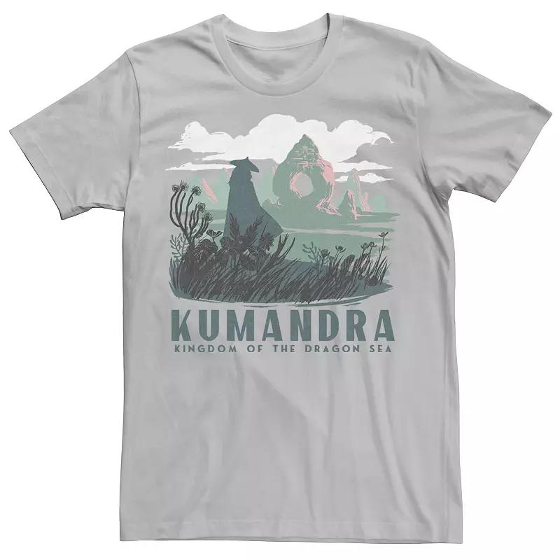 Disney's Raya And The Last Dragon Men's Kumandra Kingdom Tee, Size: XL, Silver Product Image