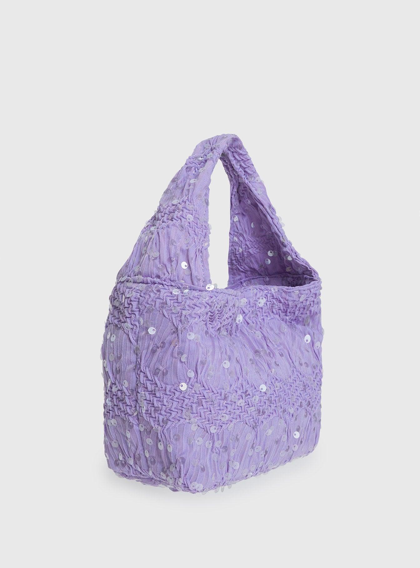 Pick Sides Sequin Bag Purple Product Image