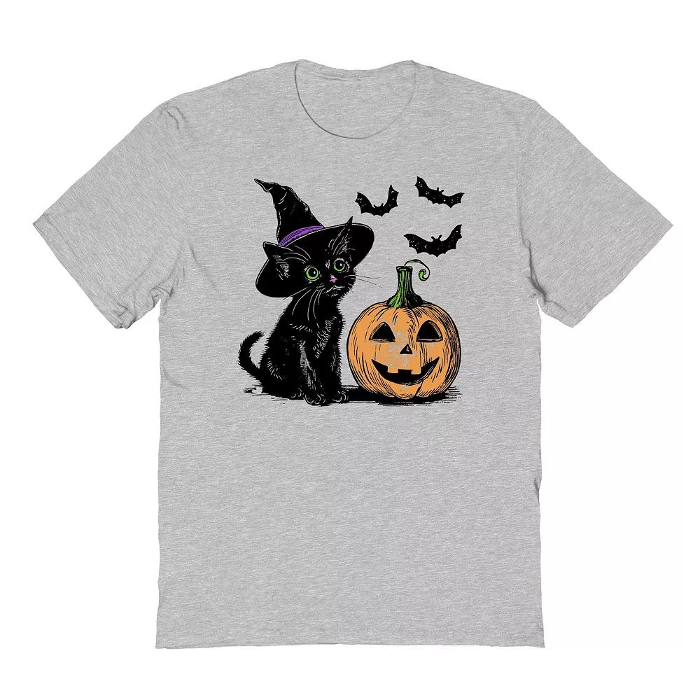Men's Halloween Kitty Halloween Graphic Tee, Adult Unisex,  Product Image