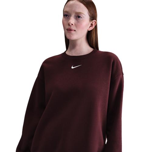 Womens Nike Sportswear Phoenix Fleece Oversized Crew-Neck Sweatshirt | FZ4270-652 Product Image
