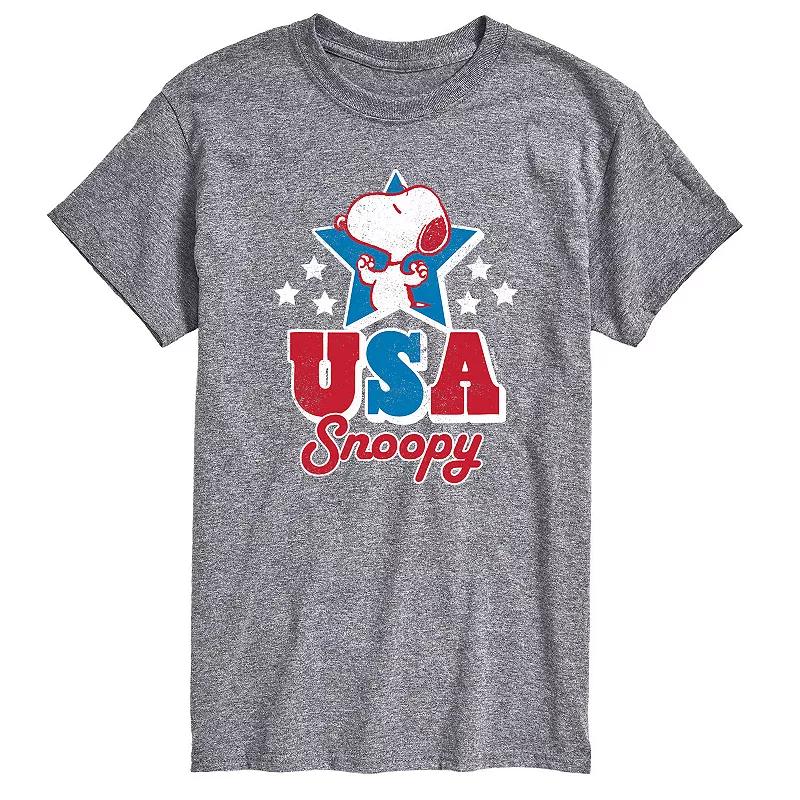 Men's Peanuts USA Snoopy Tee,  Product Image