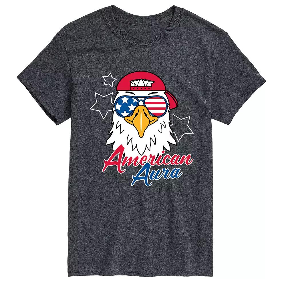 Big & Tall American Aura Bald Eagle Graphic Tee, Men's,  Product Image