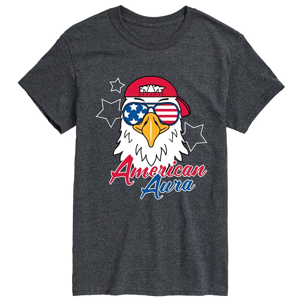 Big & Tall American Aura Bald Eagle Graphic Tee, Men's,  Product Image