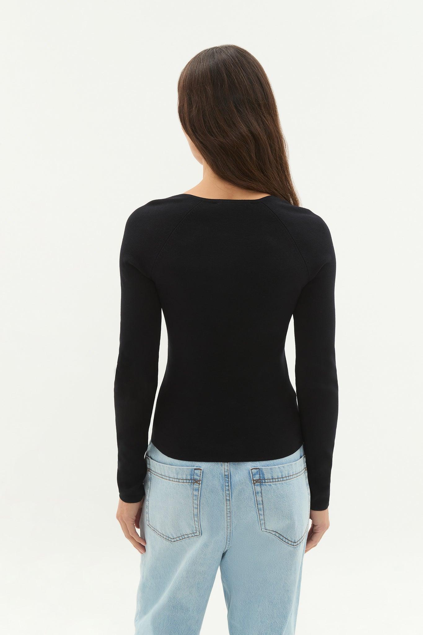 Core Knit Logo Long Sleeve Top Product Image