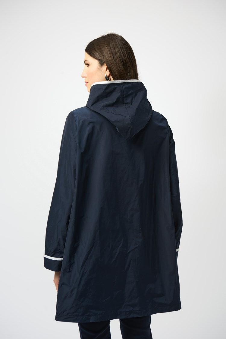 Memory Hooded Trapeze Coat Product Image