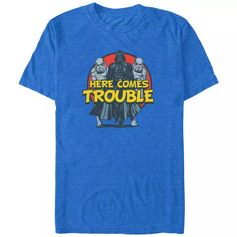 Big & Tall Star Wars Here Comes Trouble Graphic Tee, Men's,  Product Image
