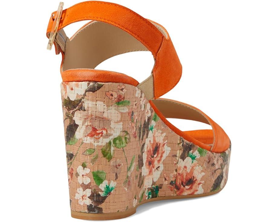 Ellna Cross-band Wedge Sandals Product Image