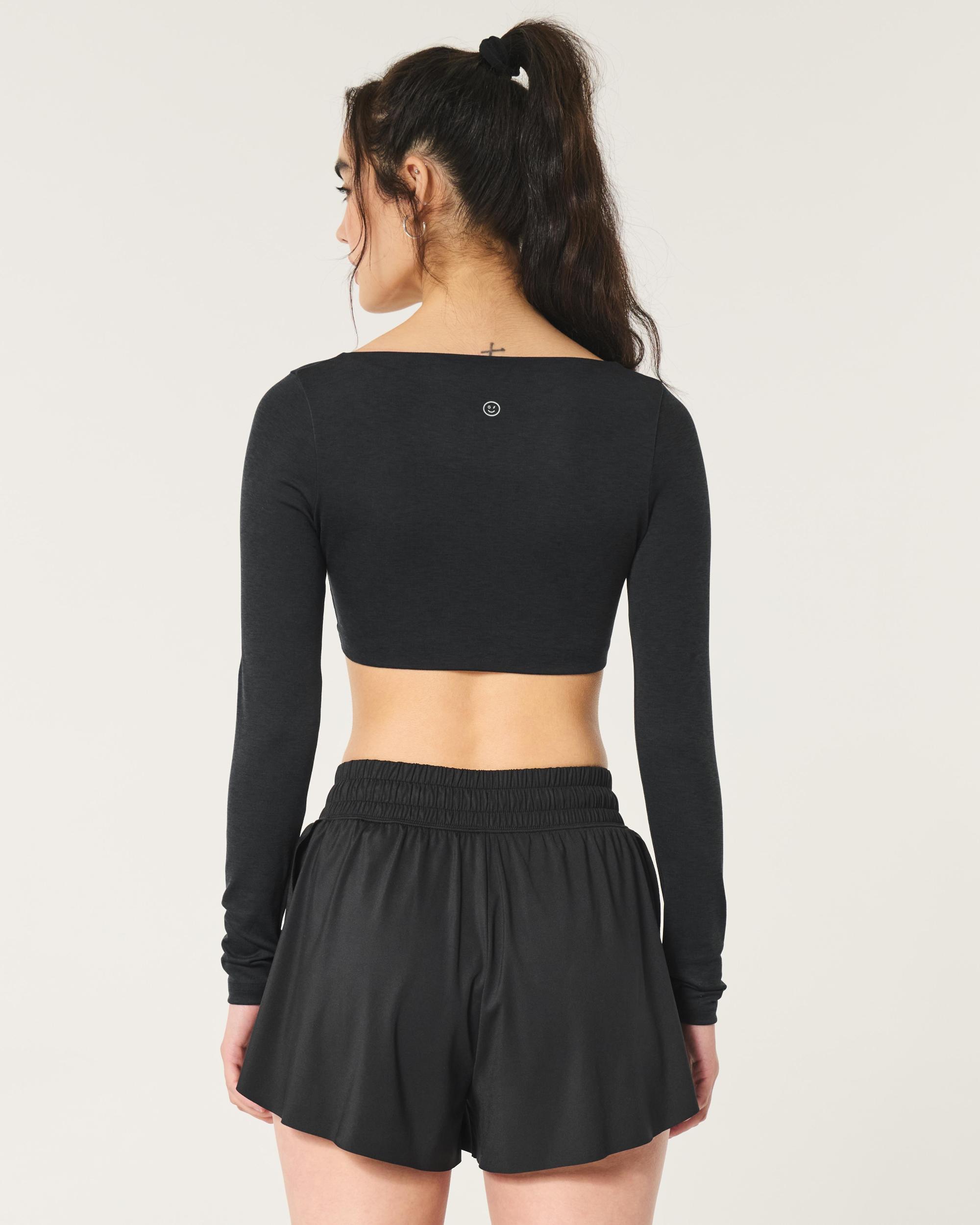 Gilly Hicks Active Recharge Ultra-Crop Plunge Top Product Image