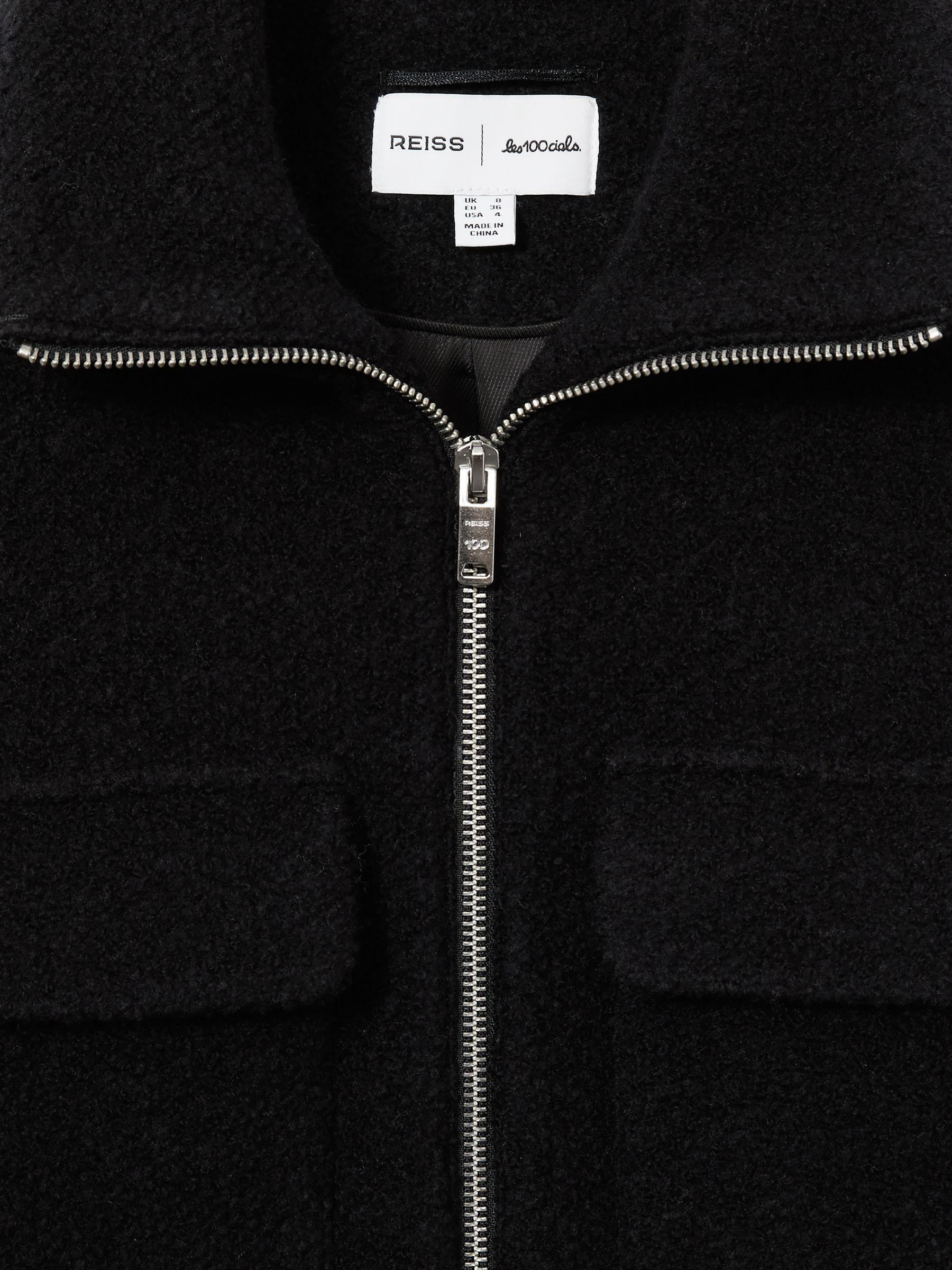 Reiss | Les 100 Ciels Textured Wool Jacket in Black Product Image