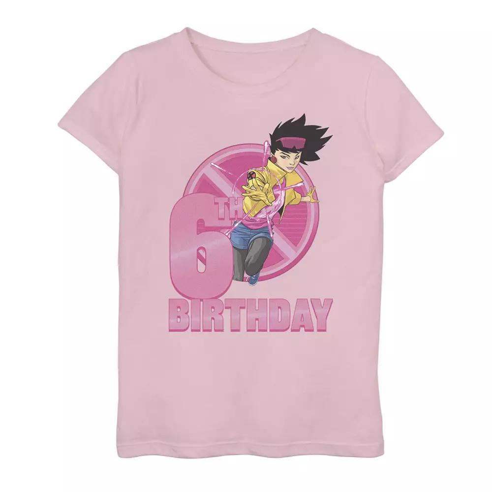Girls 7-16 Marvel X-Men Jubilee 6th Birthday Badge Graphic Tee, Girl's,  Product Image