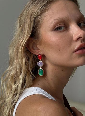 Rosabella Earrings Blue Multi Product Image