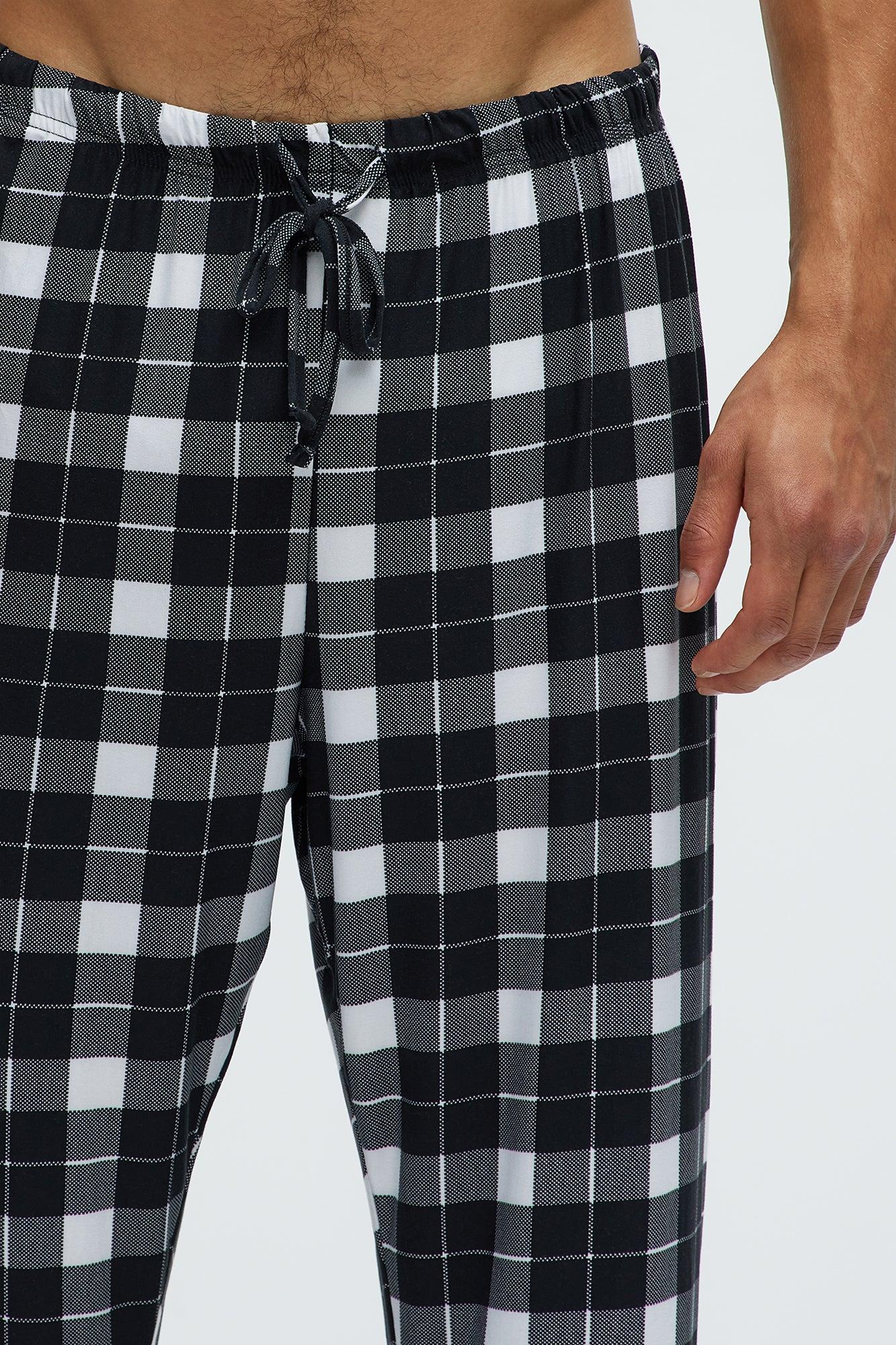 I'm With Naughty Christmas Holiday PJ Set - Black Product Image