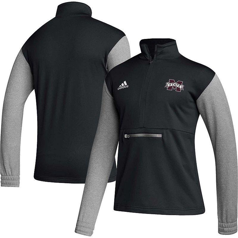 Men's adidas Black Texas A&M Aggies Team Issue AEROREADY Quarter-Zip Jacket,  Product Image