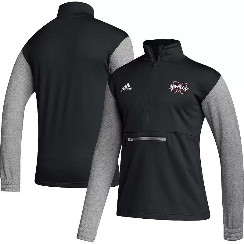 Men's adidas Black Texas A&M Aggies Team Issue AEROREADY Quarter-Zip Jacket,  Product Image