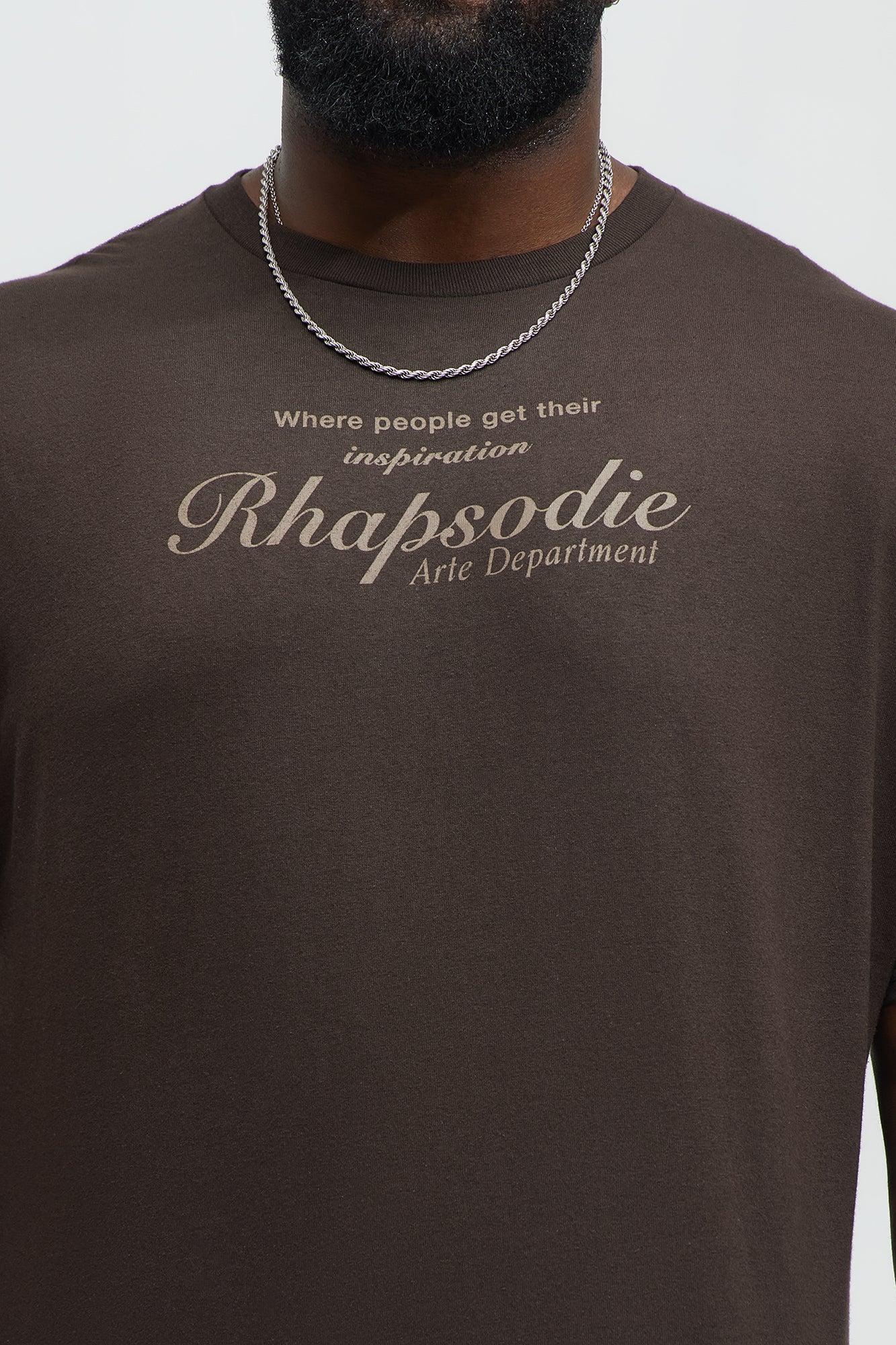 Rhapsodie Art Dept Short Sleeve Tee - Chocolate Male Product Image