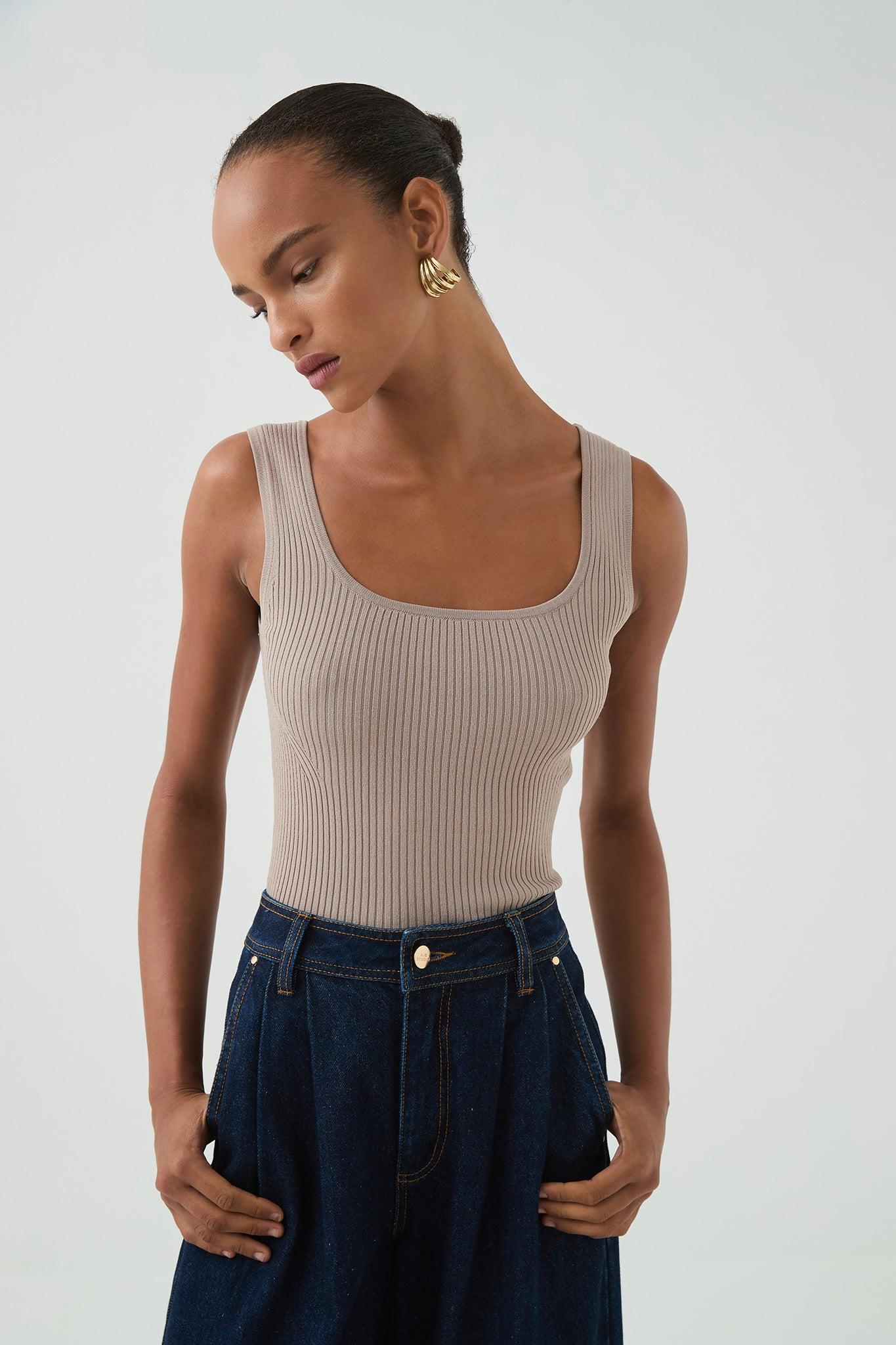 Deia Rib Knit Top Product Image