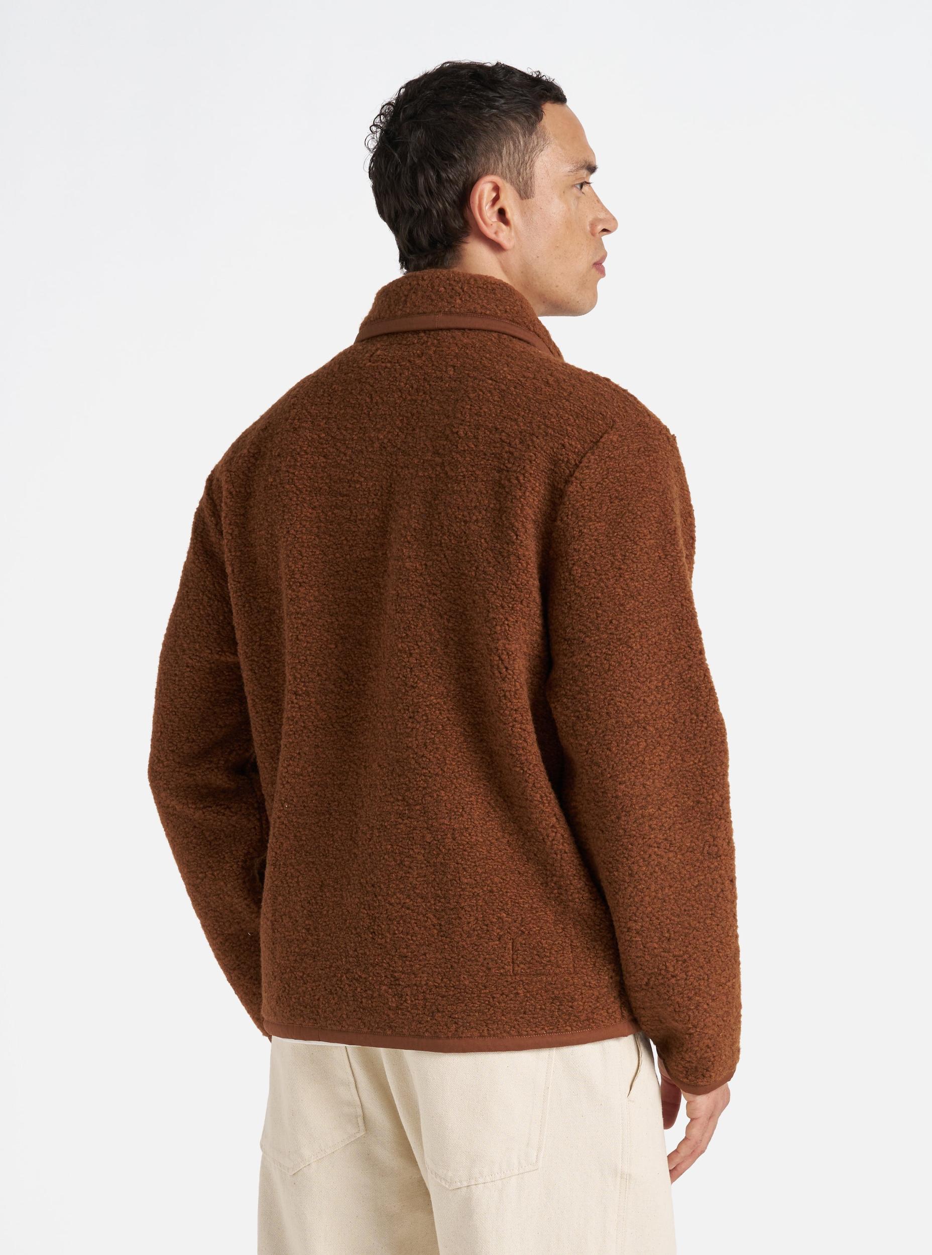 Brown Alvar Fleece Lancaster Jacket Product Image
