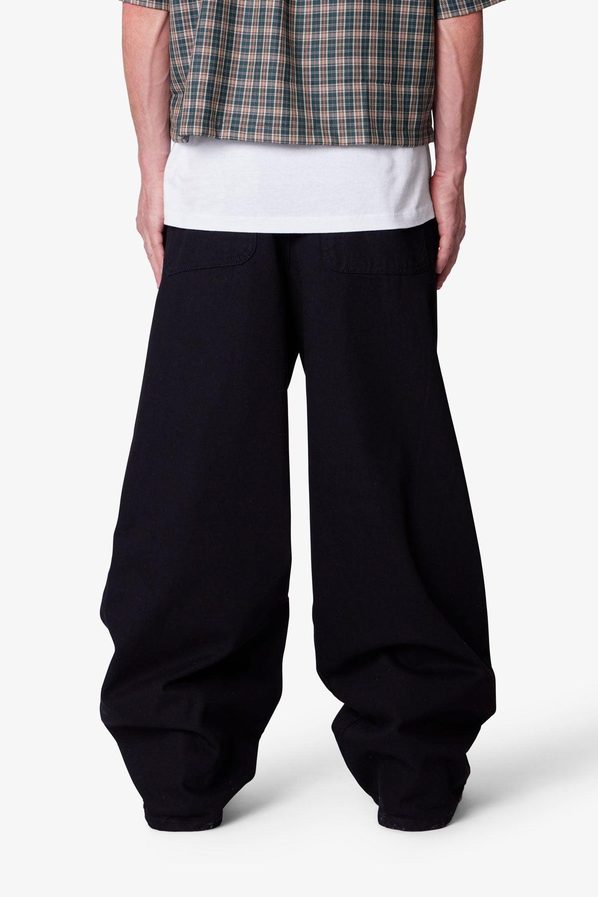 Raw Baggy Rave Denim - Washed Black Product Image