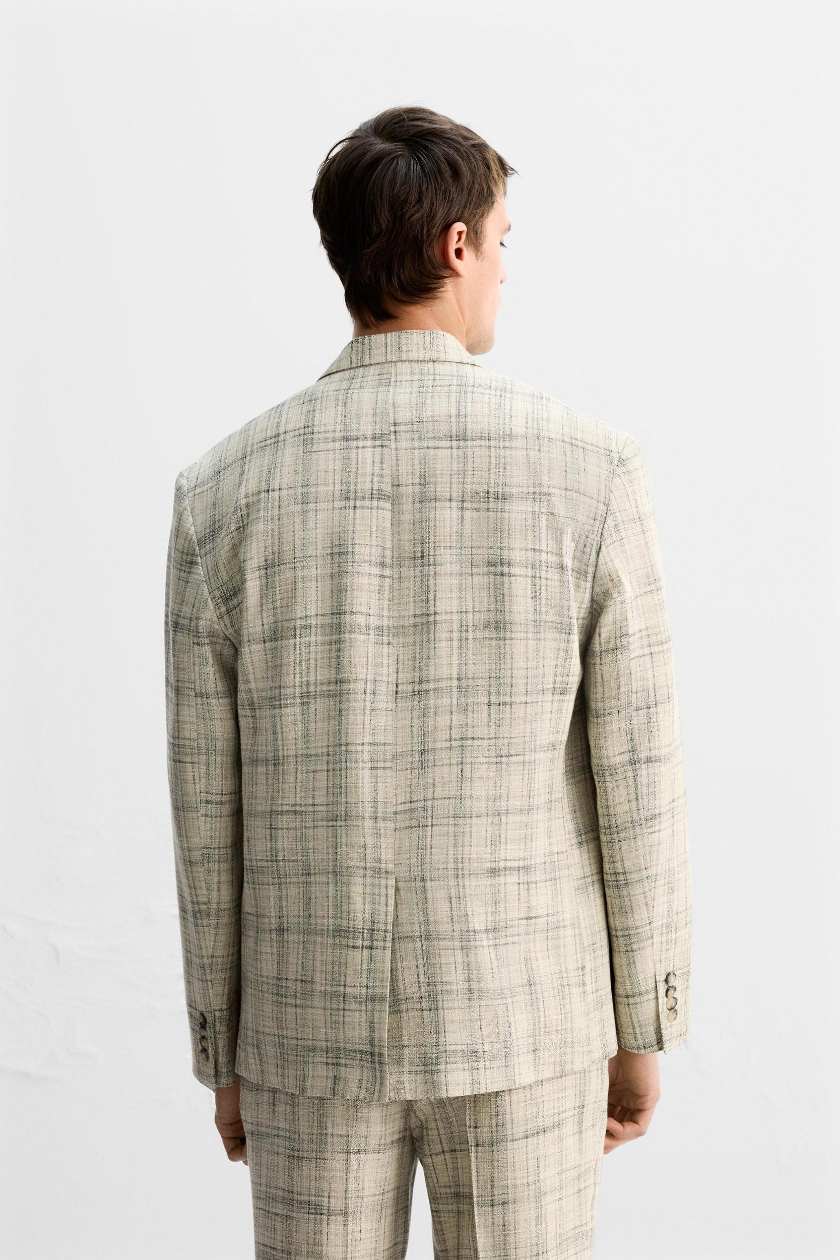 LIMITED EDITION PLAID SUIT BLAZER Product Image