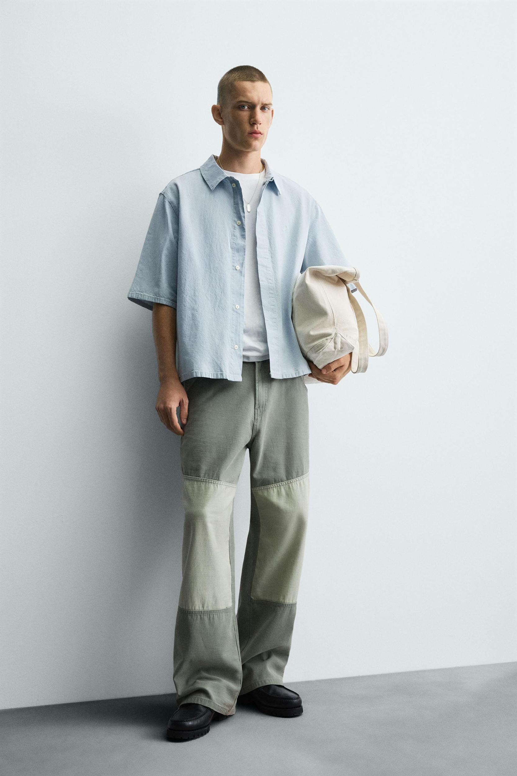 EMBROIDERED DENIM SHIRT Product Image