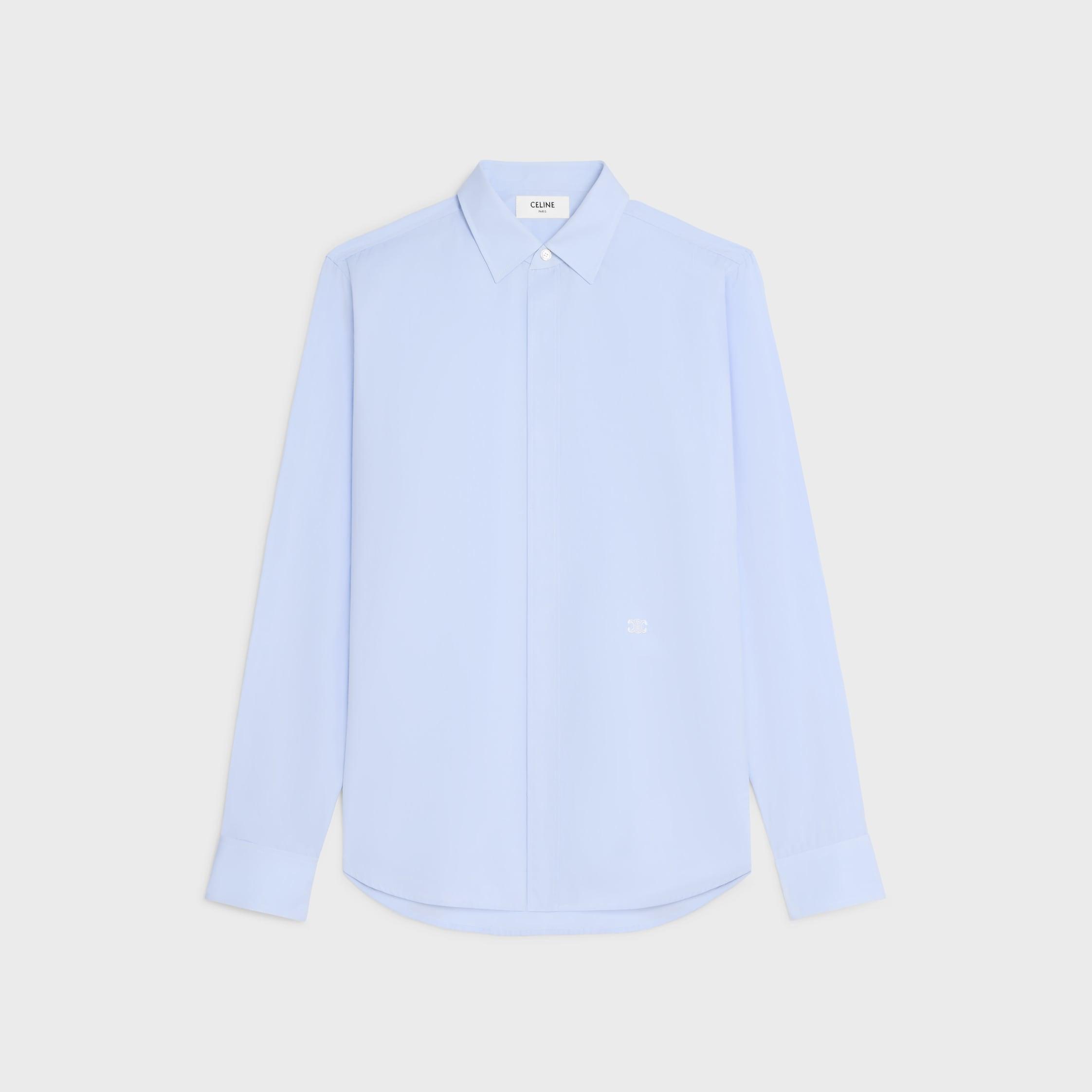 loose shirt in cotton poplin Product Image